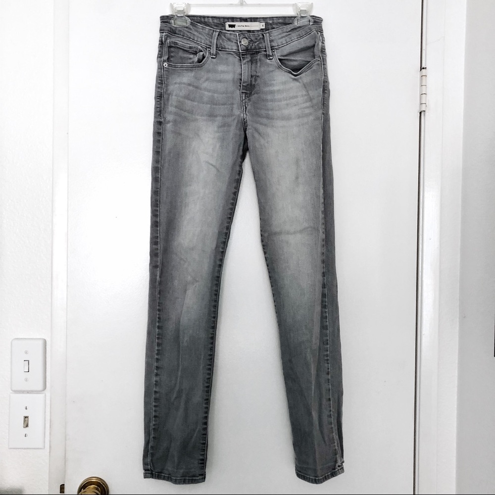 Levi’s Gray Mid Rise Skinny Jeans - Size S